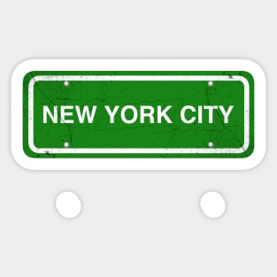 Welcome To New York City Sticker